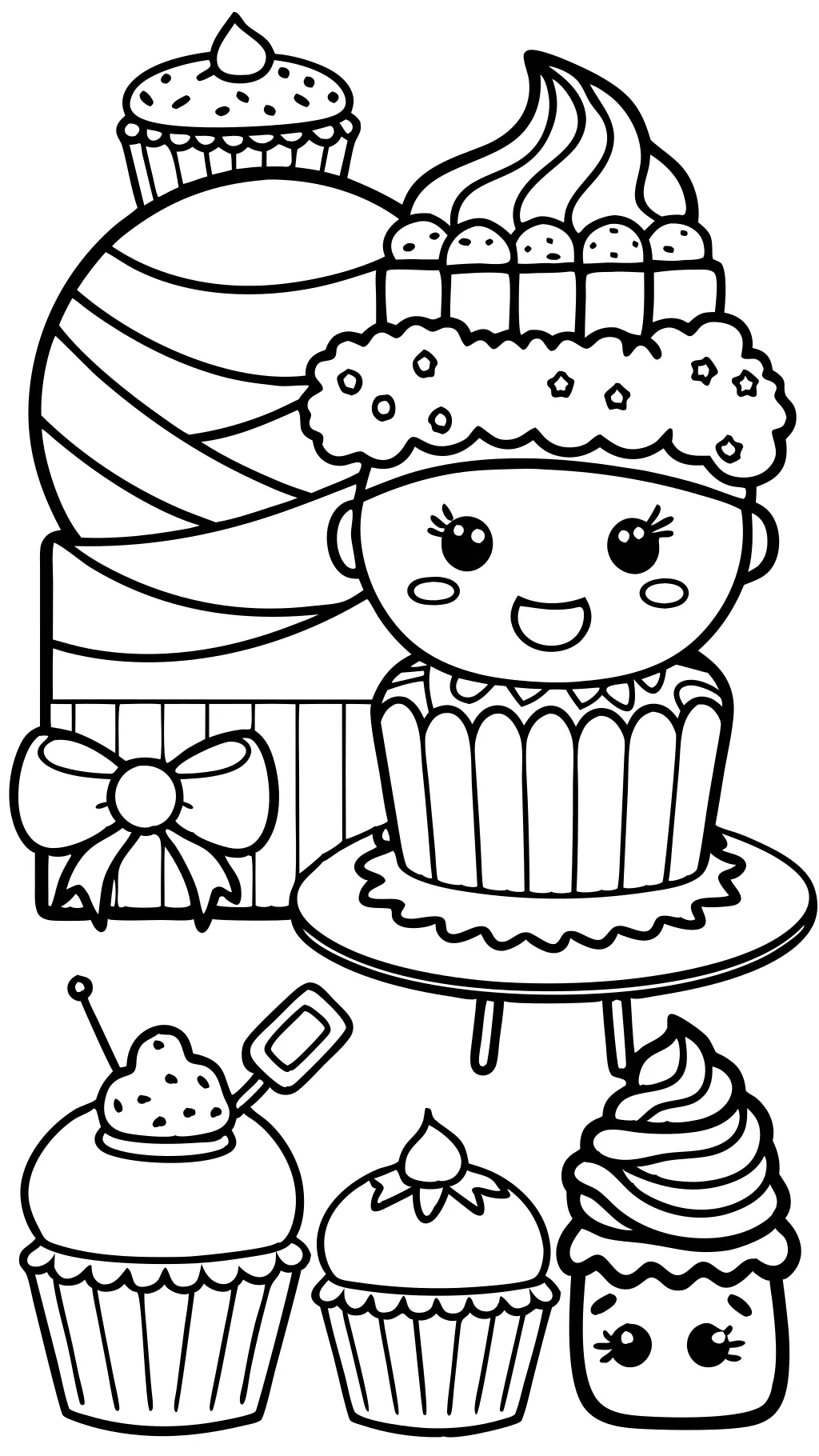 Páginas para colorear de Cakey Gabby’s Dollhouse